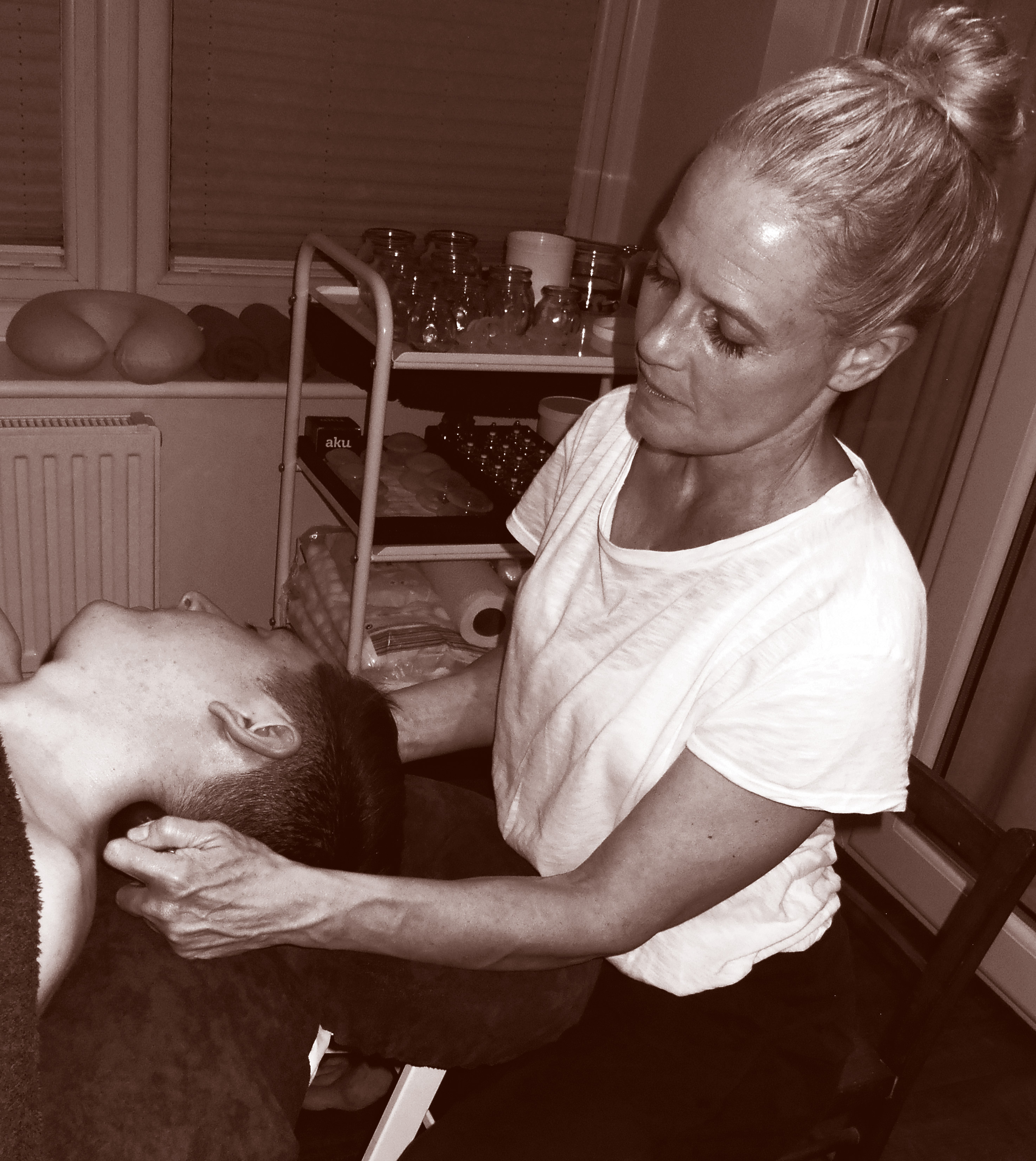 Hot stone massage